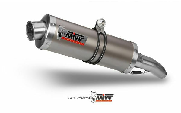 Mivv Oval Classic Double Slip-On nerezová ocel Yamaha TDM 900 00.73.y.014.lx1