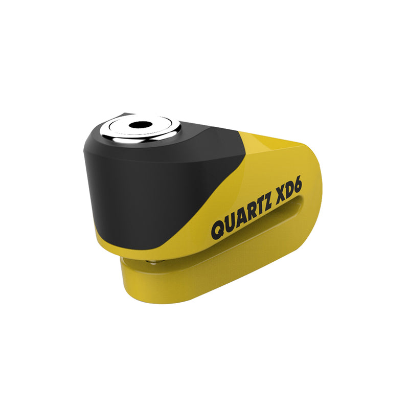 Oxford Quartz XD10 LICS LOCK - Ø10mm žlutá/černá LK209