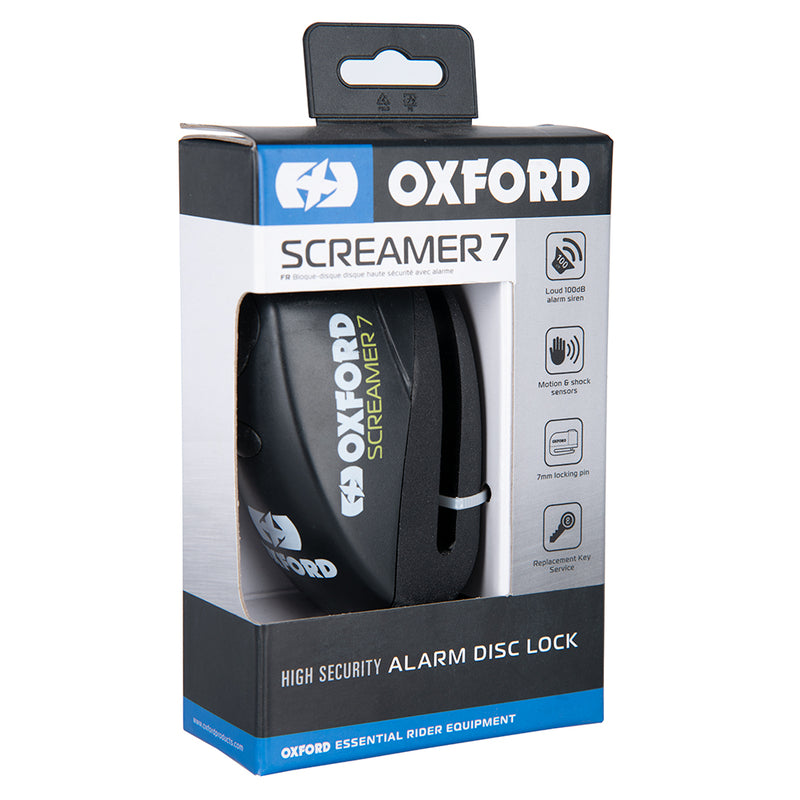 Oxford Schemer 7 Disc Lock - Ø7mm Black LK289