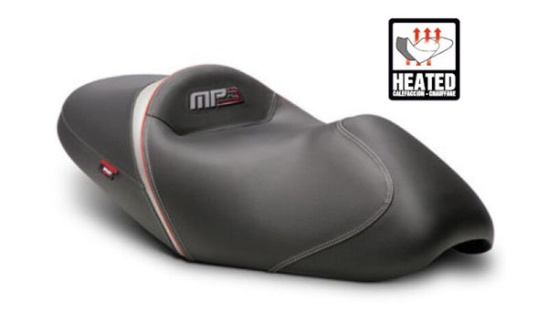 Shad Comfort Seat Lack/Gray -Blue Seams - Piaggio MP3 SHV0M2320