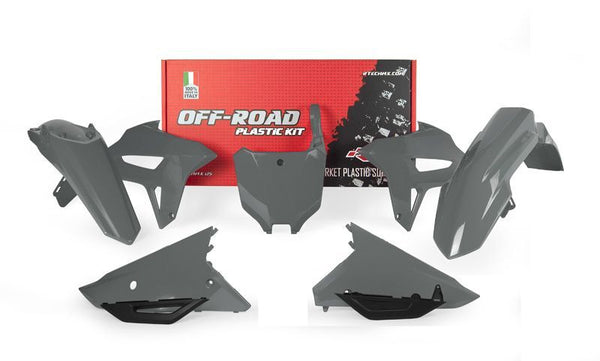 RaceTech Plastic Kit-Quantum šedá na Honda CRF450R R-Kitcrf-Gr0-521