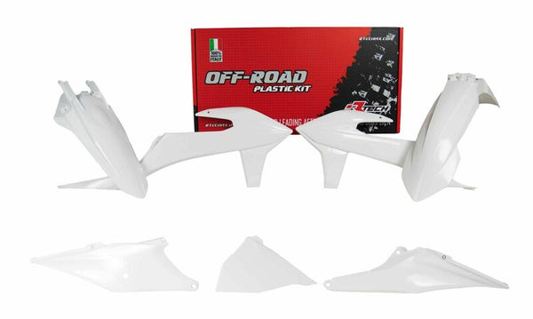 Racetech Plastic Kit White KTM EXC R-KITTM-BN0-420