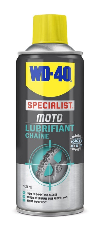 WD -40 Specialist® MotorBike Dry Conditions Chain Lube - Spray 400ml 33786