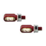 HIGHSIDER CNC 2in1 LED indikátor/poloha světlo Little Bronx, červená, tónovaná, e-schválená, (pár) 204-2872