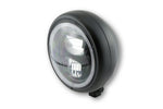 Highsider 5 3/4 "LED světlomety Pecos Type7 s parkovacím světelným prstenem, černý Matt 223-225