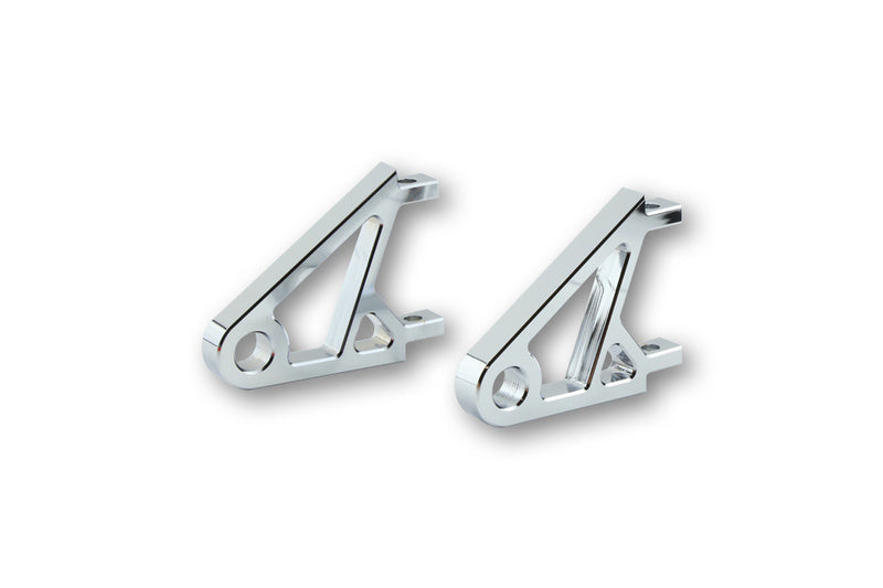 Držák hliníkové lampy Highsider CNC XS, Chromed, (Pair) 220-817