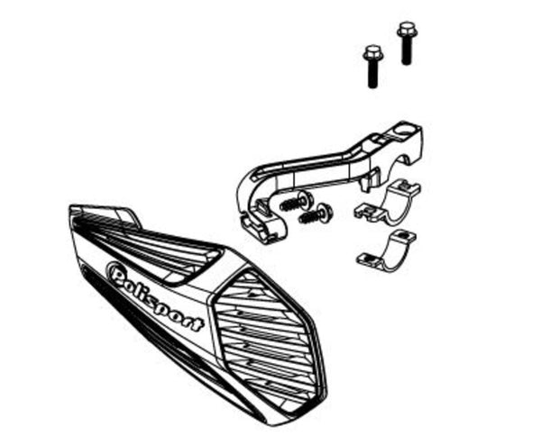 Police MX Air/MX Force Handguards Montting Kit 83092001