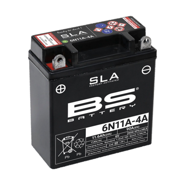 BS Battery SLA Maintenance-Free Battery - 6N11A-4A 