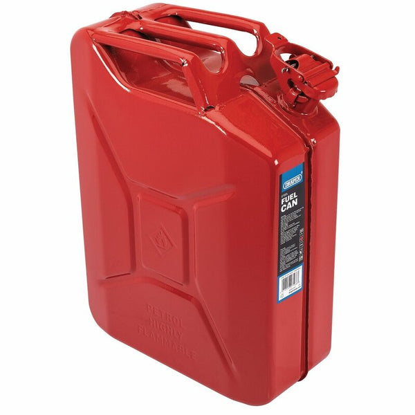 DRAPER STEEL FUEL CAN - RED 20L 7568.0