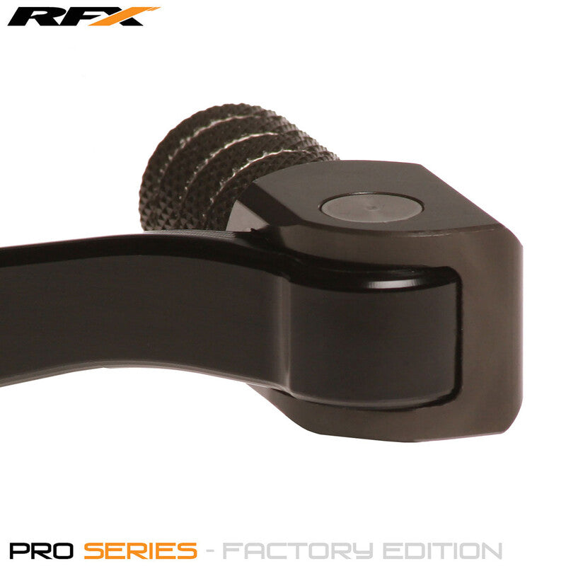 RFX Flex+ Factory Edition Gear Pedal (černý/tvrdý eloxovaný titan) - KTM SXF250/350/EXCF250/350 FXGP5100099HA