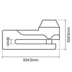 Oxford Titan Ø10mm Pin Disc Lock - černý LK485