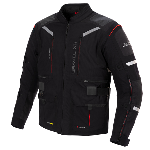 Buse textilie MC-Jacket Gravel XR Black