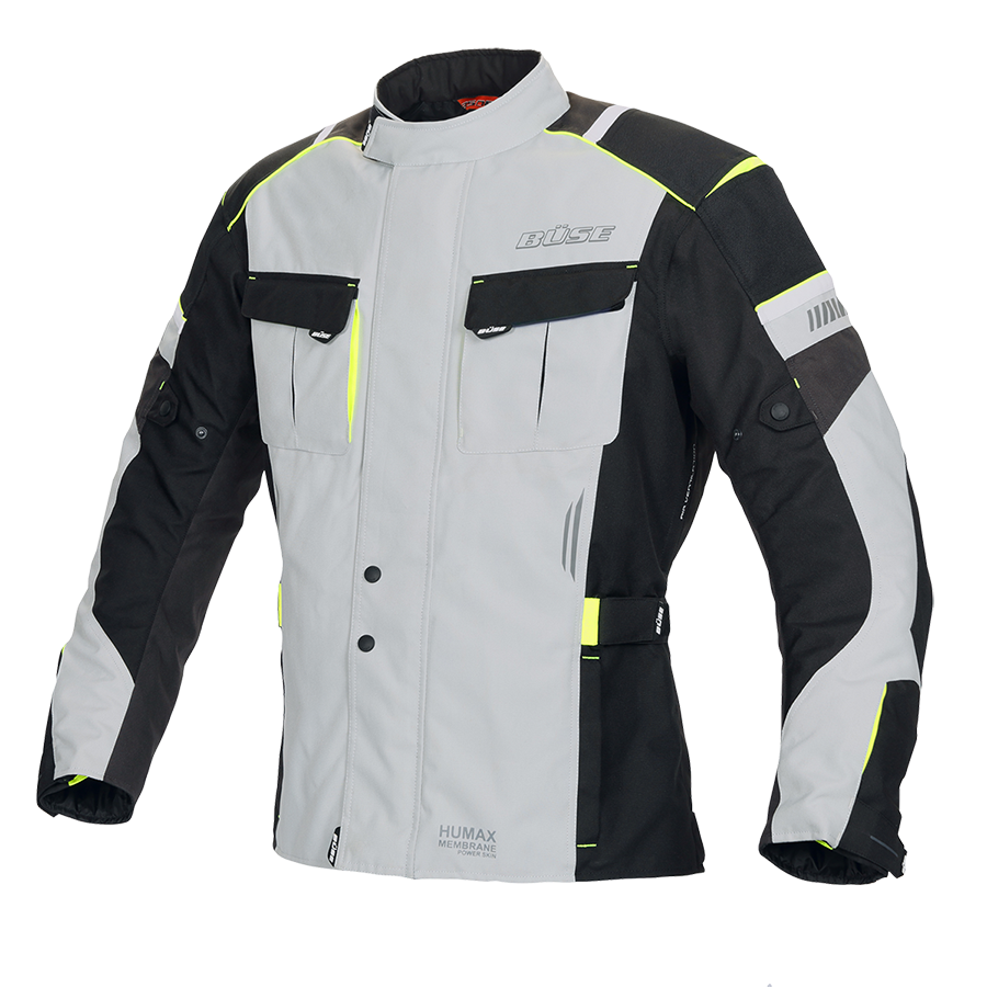 Buse Textile MC jacket Breno Pro Black /Flu (Copy)