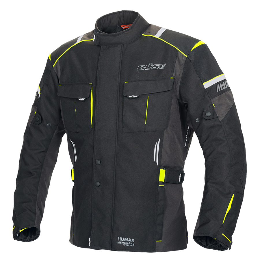 Buse Textile MC Jacket Breno Pro Black /Chřipka