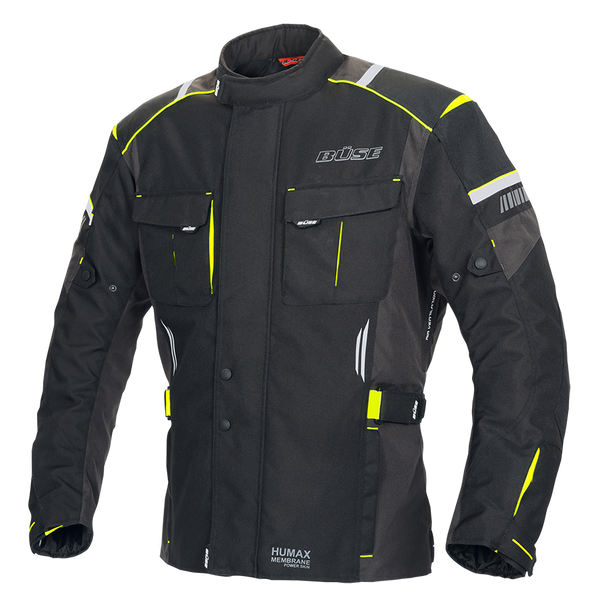 Buse Textile MC Jacket Breno Pro Black /Chřipka
