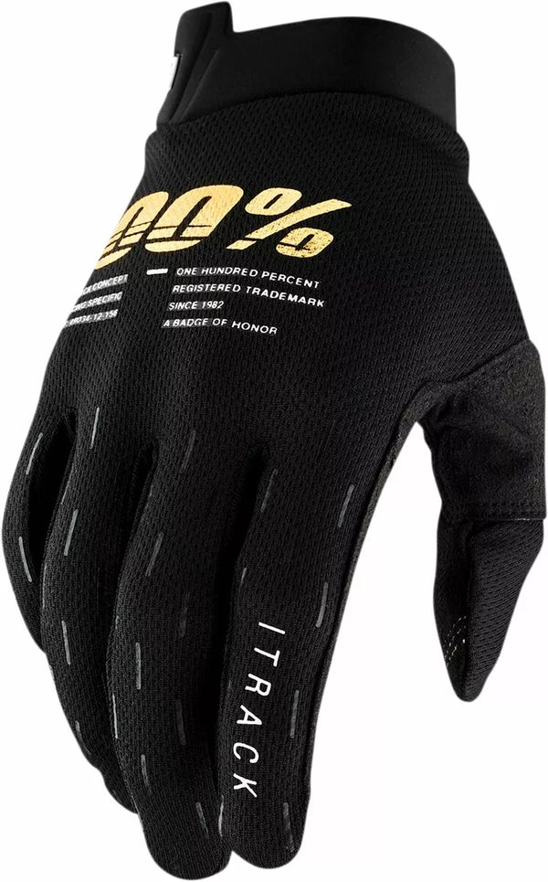 100% GLOVE ITRACK BK SM 10008-0055