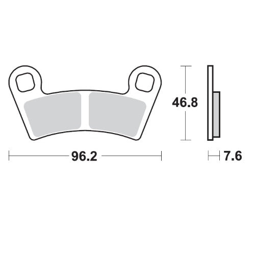 Moto-Master Brake Pad Nitro 098521