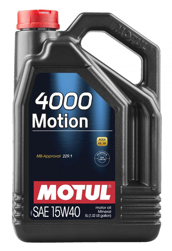 Motul 4000 Motion 15W40 5L (4 ks/karton)