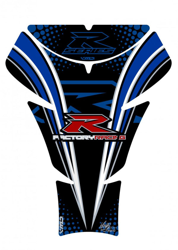 Ochrana nádrže 05-08 GSXR1000/06-15 GSXR600 750 Černá/modrá