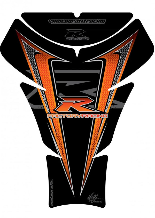 Ochrana nádrže 05-08 GSXR1000/06-15 GSXR600 750 BLACK/ORANG