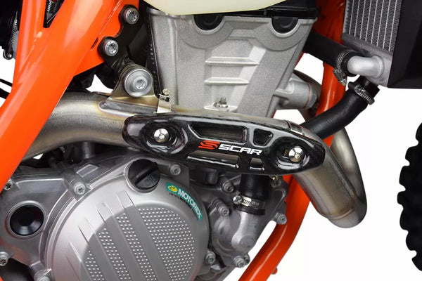 Jizva uhlík univ výfukové strážce Cuhp