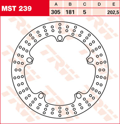 TRW rotor TRW MST239 MST239