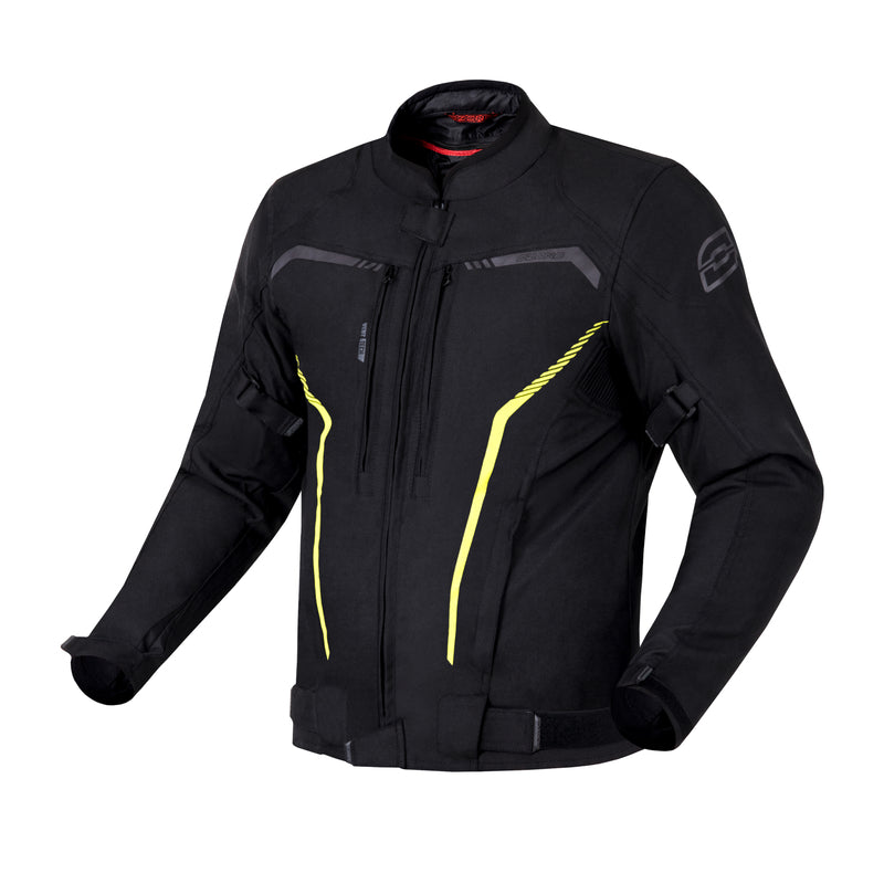 Ozone textile mc-jacket delta iv black /flu