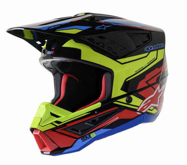 Alpinestars Cross MC Helmet Supepetech M5 Action 2 černá /chřipka