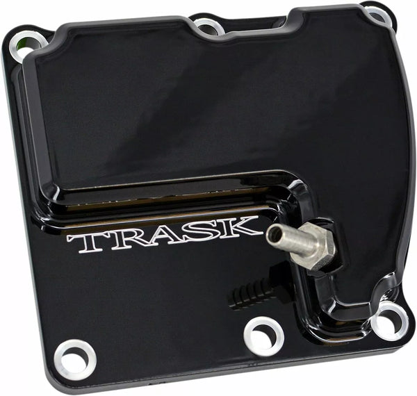Trask Cover Trans Vented M8 BLK TM-20141BK