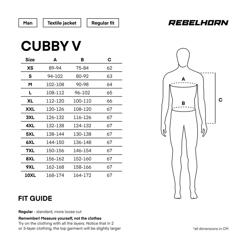 Rebelhorn Textile MC jacket Cubby v Gray /Flu