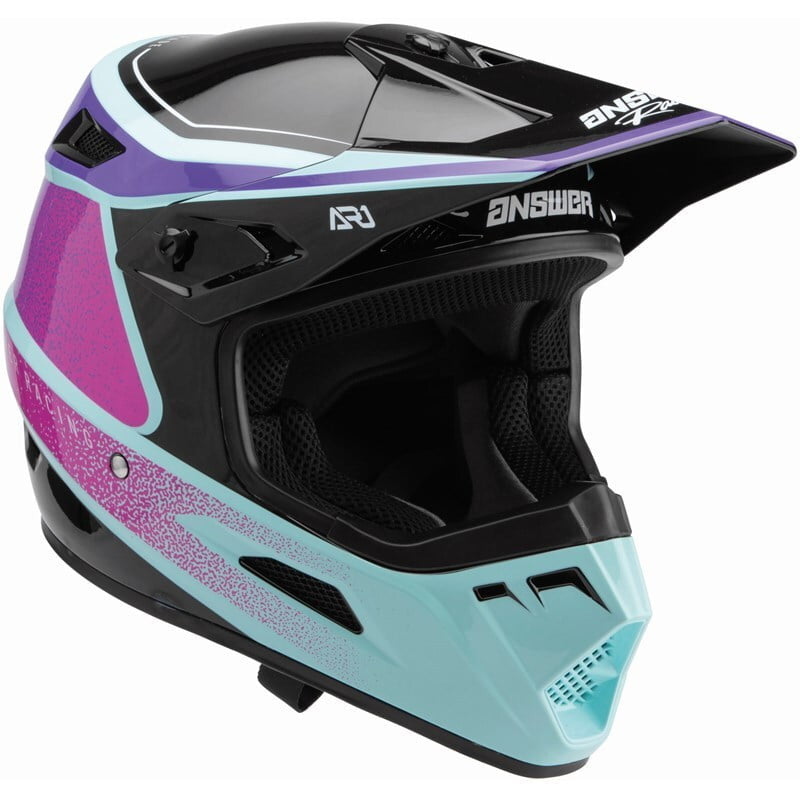 Odpověď stodola Cross MC Helmet AR1 Vivd Black /Lila