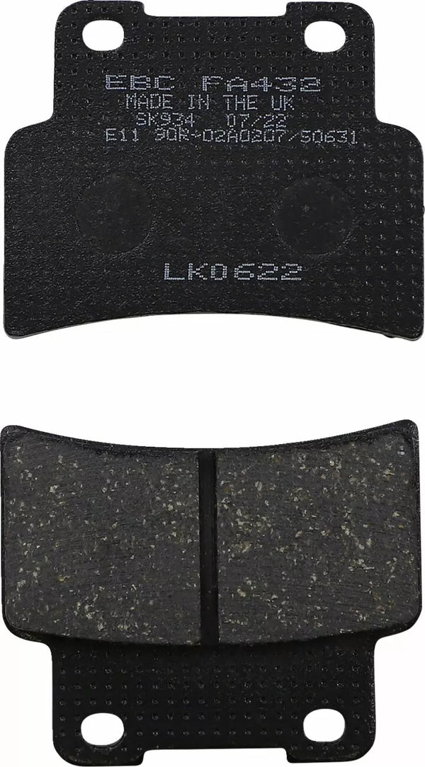 Brzdová podložka EBC FA vypadá organicky FA432