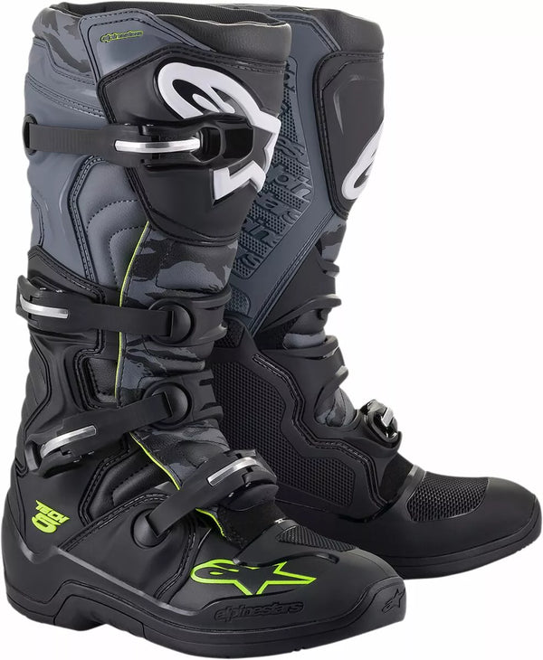 Alpinestars (MX) Boot Tech5 BK/GY/YL FL 8 2015015-1055-8