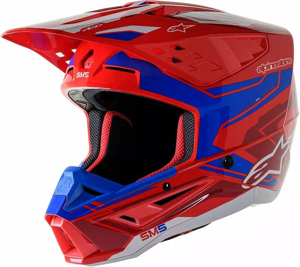 Alpinestars Cross MC Helmet Supepetech M5 Action 2 Red /Blue