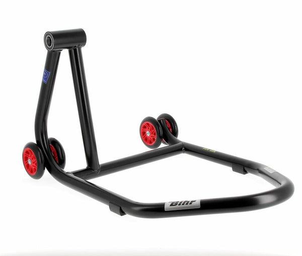 Domácí stopa Bihr Left Single Arm Paddock Stand Matt Black Red Wheelsnull