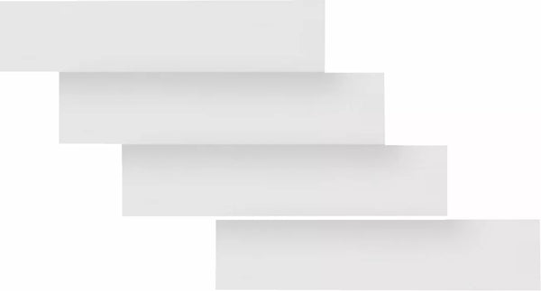 List Algis 11x48cm Čistý rohož x4 bk.p10.001