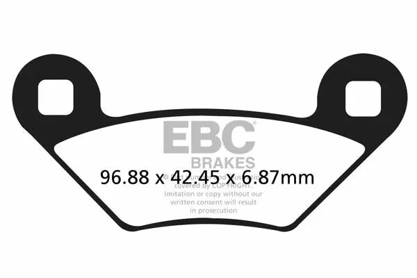 EBC BRAND PAD CARBOR TT nečistota fa475tt