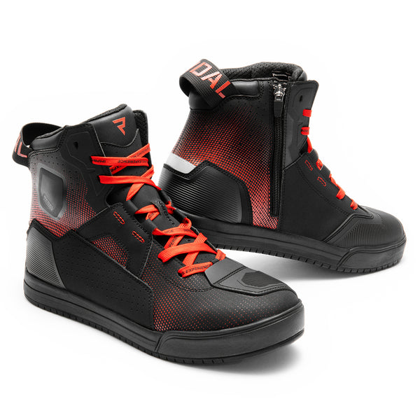 Rebelhorn Unisex MC Shoes Vandal II Black /Red