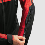 Softshell MC-Jacket Rebelhorn Slash Black /Red