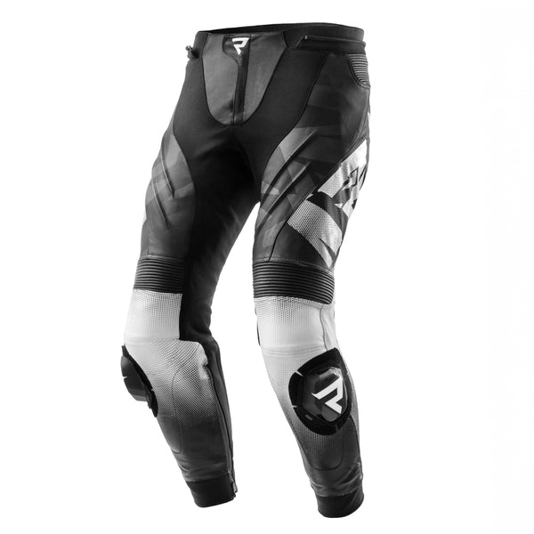 Rebelhorn mc-leather pants inferno black /white