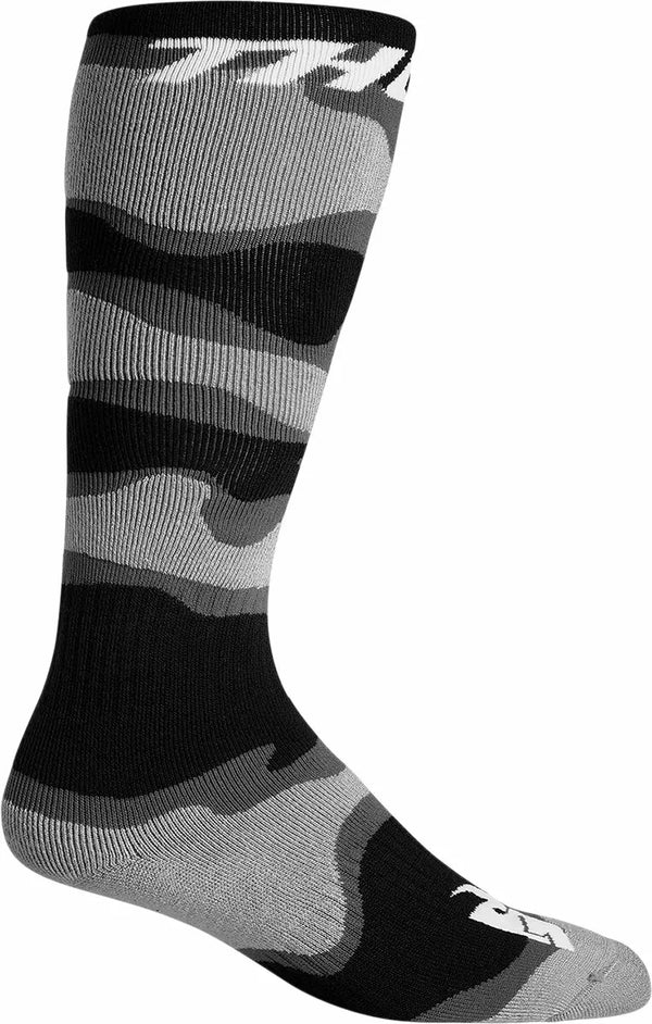 Thor Sock MX Camo Gy/Wh 6-9 3431-0669