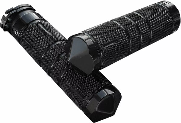 ACCUTRONIX GRIPS KNURLED DIA CBL BLK GR100SKIB