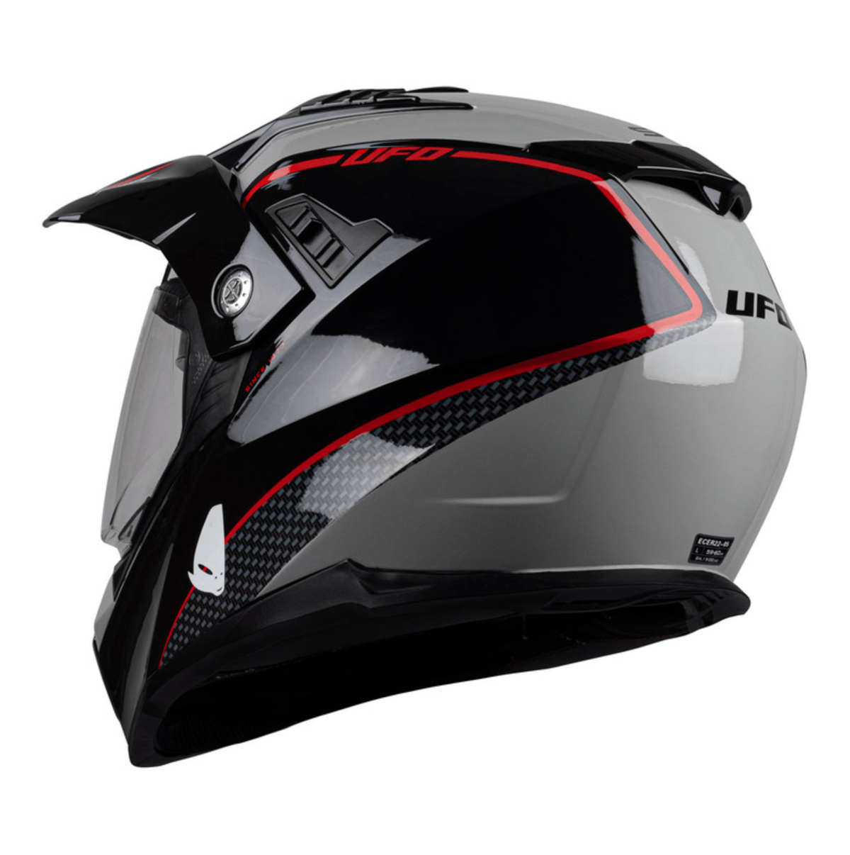 UFO Adventure MC helmet aries black /gray