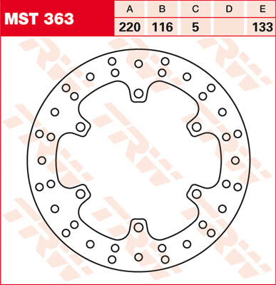 TRW rotor TRW MST363 MST363