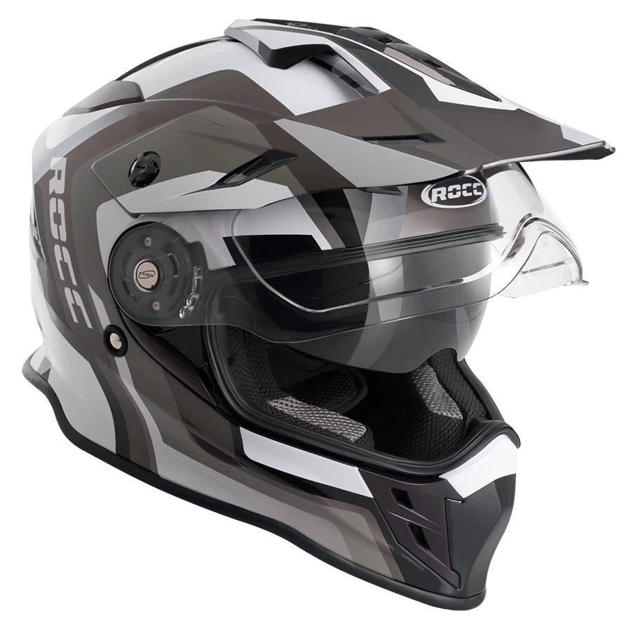 ROCC 781 Adventure MC Helmet Black /Grey