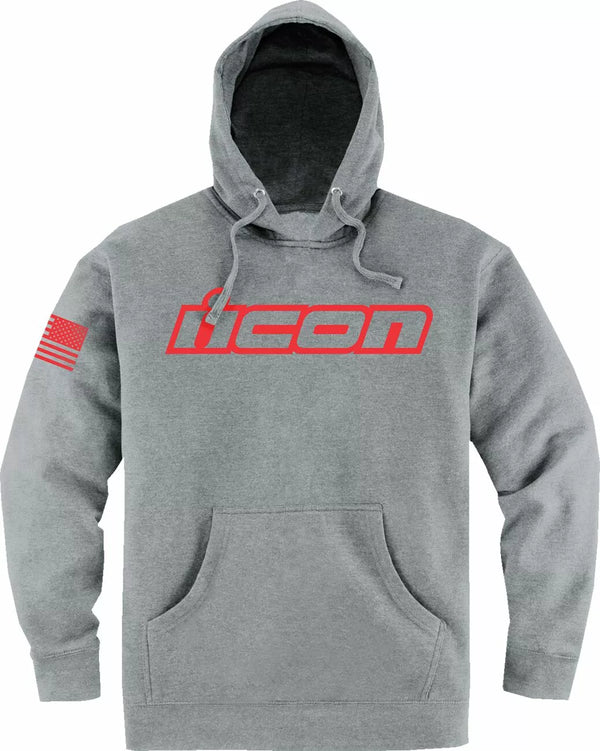ICON Hoody Clasicon Ht Gy MD 3050-6528