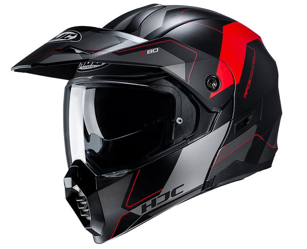HJC Adventure Helmet C80 Rox Black /Red