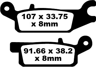 EBC BRAND PAD CARBOR TT nečistota fa443tt