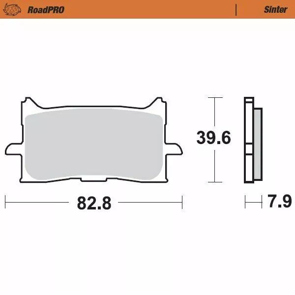 Moto-Master Brake Pad Sinter Front 412701