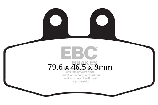 EBC BRAKE PAD FA looks organic FA132